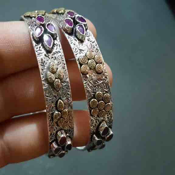 925 sterling silver antique bangles by Veer Jewels