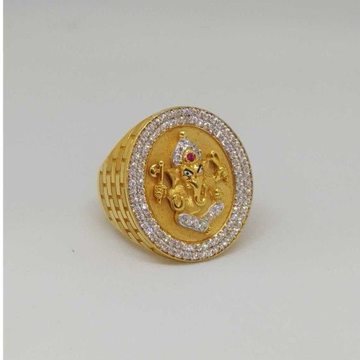 22 Kt Gold Gents Branded Ring by 