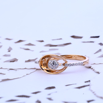 Rose Gold Delicate Ladies Ring-RLR112