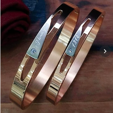 20 carat rose gold couple bracelet RH-CB409