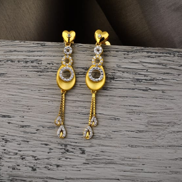 22KT Gold Hallmark Ladies Delicate Jummar Earrings...
