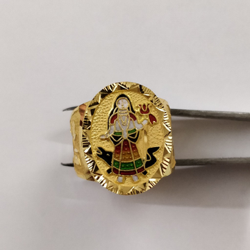 916 Gold Fancy Gent's Khodiyar Maa Ring