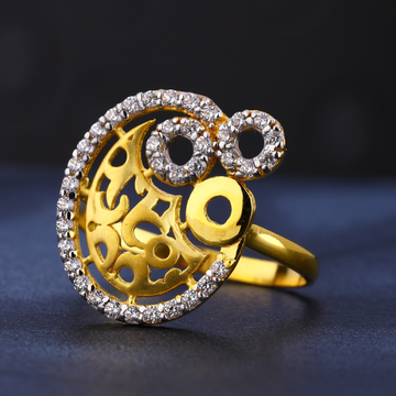 22CT Gold CZ  Designer Diamond Women's Ring LR702