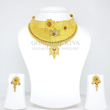 20kt gold necklace set gCK15 - GFT49 by 