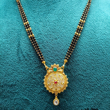 916 Gold Antique Mangalsutra by Suvidhi Ornaments