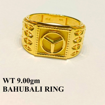 22K Bahubali Mercedes Ring by 