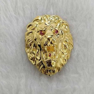 916 Gold Lion Design Pendant