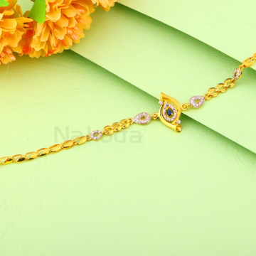 916 Gold CZ Hallmark Ladies Exclusive Bracelet LB5...