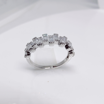 92.5 Sterling Silver Soliter Dimond Ledies Ring by 