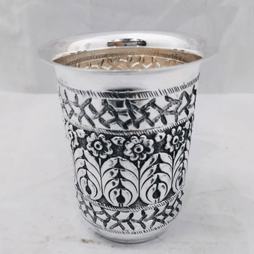 925 pure silver glass in Fine antique carvings pO-... by 