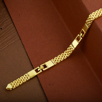 Mens Exclusive 916 Gold Plain Cartier Bracelet-MCR...
