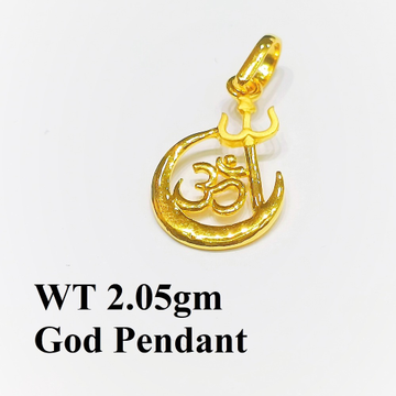 22K Om God Pendant by 