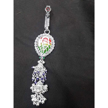 Silver Long Ghughari Style Juda by MSK Jewel Art Private Limited