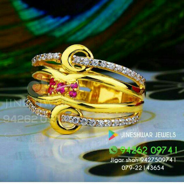916 Cz Fancy Ladies Ring LRG -0185