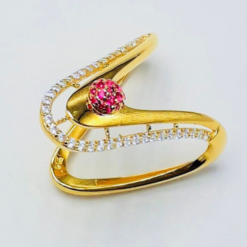 22 KT GOLD CZ ANTIQUE LADIES RINGS by 