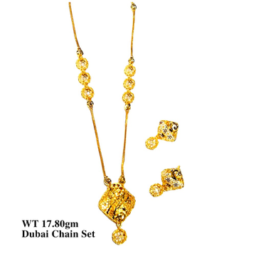 22k Dubai Chain Set by 