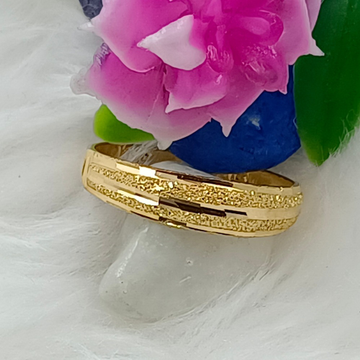 916 GOLD PLAIN CASTING LADIES BAND RING by Ranka Jewellers