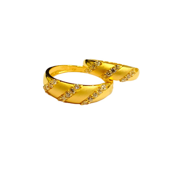 22KT Couple Cz Beautiful Design Ring by 