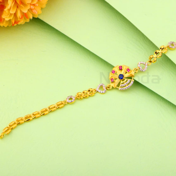 916 Gold Ladies Gorgeous Bracelet LB573