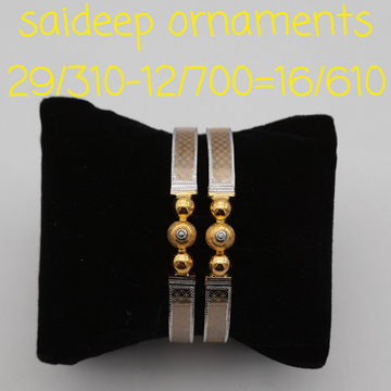 22 kt design copper bangles kadli by Saideep Jewels