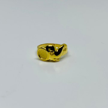 916 Gold Plain Casting Baby Rings by 