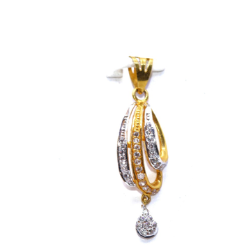 22KT / 916 Gold Fancy casual CZ Pendent For Ladies... by 