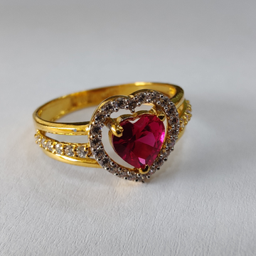 Gem Stone King 18K Yellow Gold Plated Silver Red Created Ruby 3 Stone Ring  For Women (6.56 Cttw, Octagon 12X10MM, Trillion 5X5MM, Gemstone July  Birthstone, Size 6) - Walmart.com