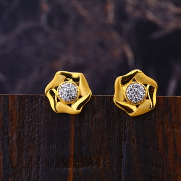 22 carat gold ladies earrings RH-LE722