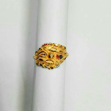 Modern 916 Gold Ladies Ring  by Samanta Alok Nepal