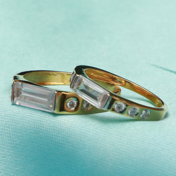 916 Gold Fancy Couple Ring PJ-R026