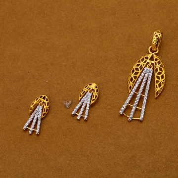 Ladies pendant set 916 cz by 