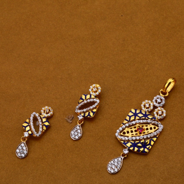 Ladies pendant set 916 cz by 