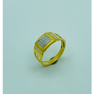 22ct gold gents diamond ring by 