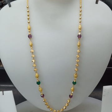 22 KT Gold Fancy Special Occasion Antique Mala CJA... by Celebrity Jewels