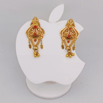 20k Gold Exclusive Hanging Design Ledies Earring by 