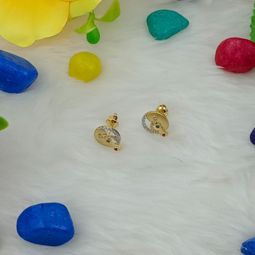 22k Yellow Gold Flair Earrings by Ranka Jewellers