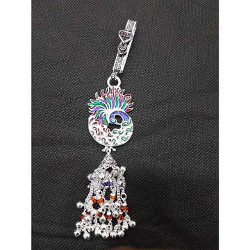 Silver Antique Style Colorful Juda by MSK Jewel Art Private Limited