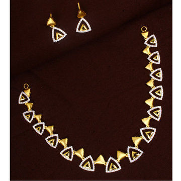 18k Gold Unique Necklace Set  by 