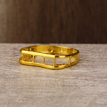 Ladies 916 Gold Casting Plain Ring -LPR135