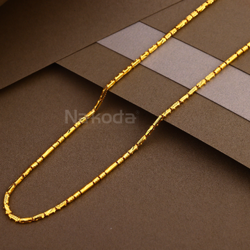 22kt gold men's designer choco chain mch27