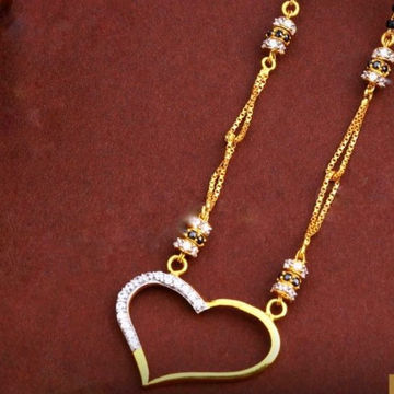 22KT/ 916 Gold Fancy casual wear Hart pendant mang... by 