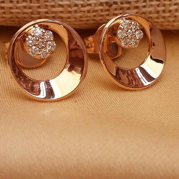 18KT Rose Gold fancy casual ware earrings for ladi... by 