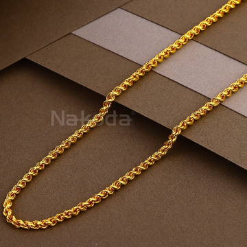 916 Gold Men's Hallmark choco Chain MCH18