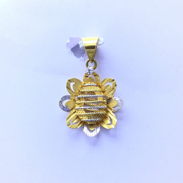 designed gold flower pendant by 
