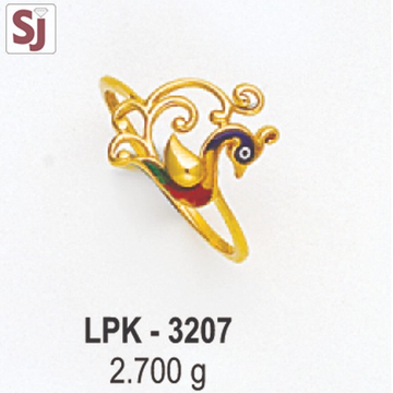 Peacock Ladies Ring Plain LPK-3207