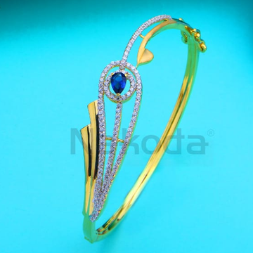 750 Gold Hallmark Ladies Exclusive Kada Bracelet L...