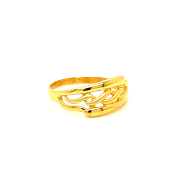 22k Gold Plain Charming Ring by 