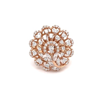 750 gold with beautiful diamond ring by 