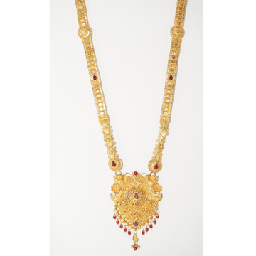 916 gold long necklace for women