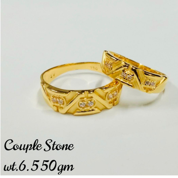 Gold fancy couple ring by 